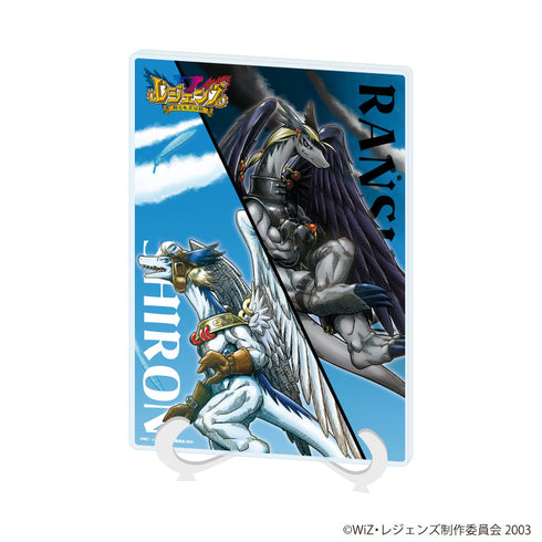 『レジェンズ 甦る竜王伝説』アクリルアートボード(A5サイズ)01/集合デザイン(描き下ろしイラスト)